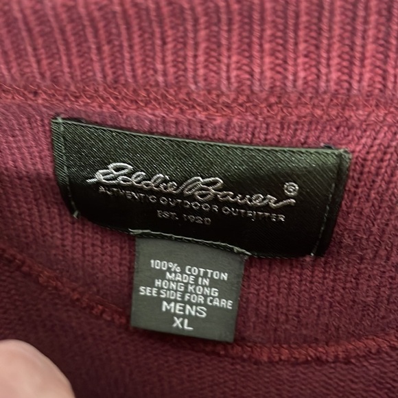 Eddie Bauer Long Sleeve Crew Neck Sweater. Size XL. - Picture 3 of 9
